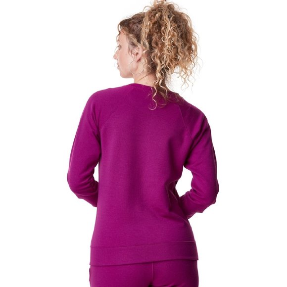 Women's Sz Large new Champion PowerBlend Crew Neck Pullover VENTURE PINK color - Picture 5 of 8